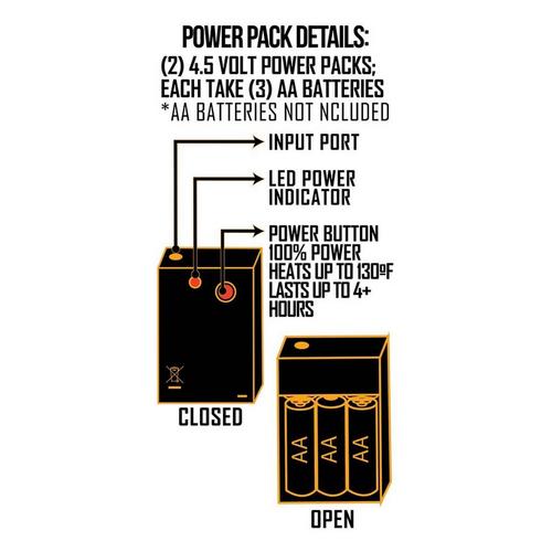ActionHeat AA Wool Battery Heated Knee High Socks - Primary Image