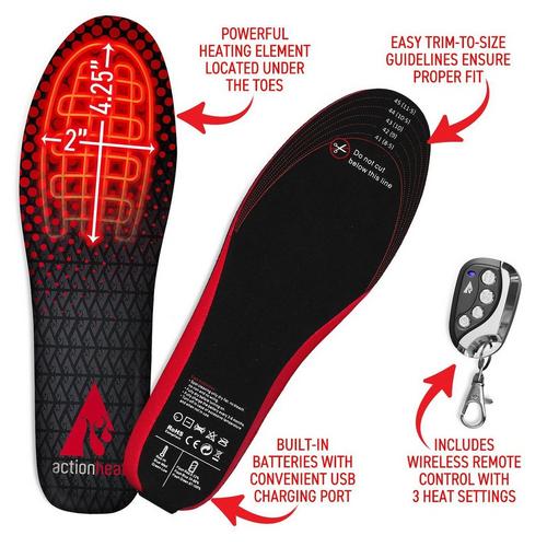 ActionHeat Rechargeable with Remote Heated Insoles - Primary Image