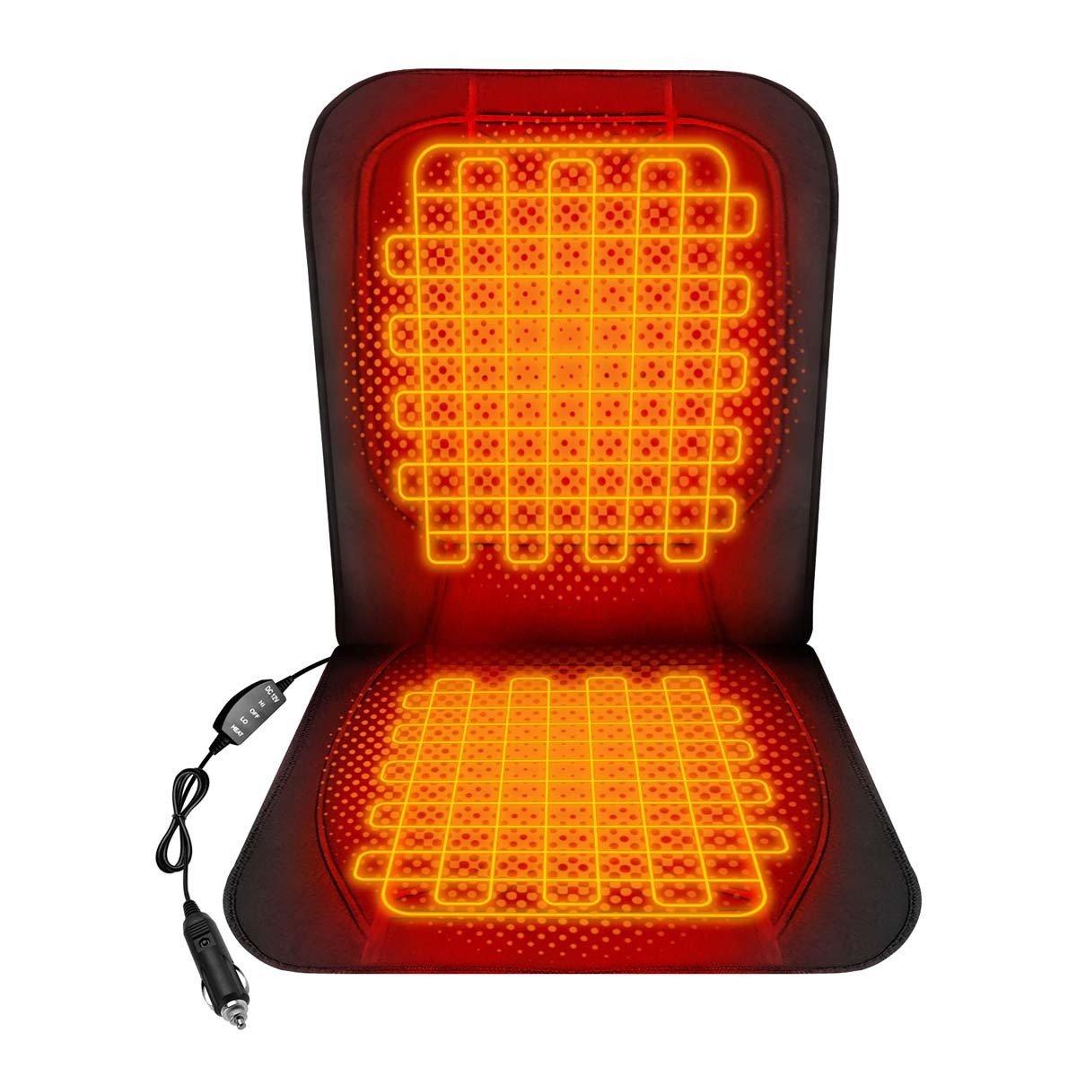 ActionHeat 12V Plug-In Heated Car Seat - ActionHeat