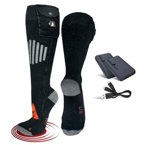 ActionHeat 5V Wool Battery Heated Knee High Socks - Primary Image