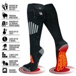 ActionHeat 5V Wool Battery Heated Knee High Socks - Thumbnail 5 of 10