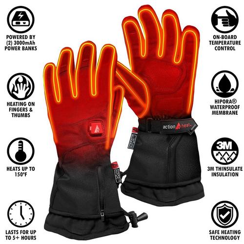 Women's ActionHeat 5V Battery Premium Heated Gloves - Primary Image
