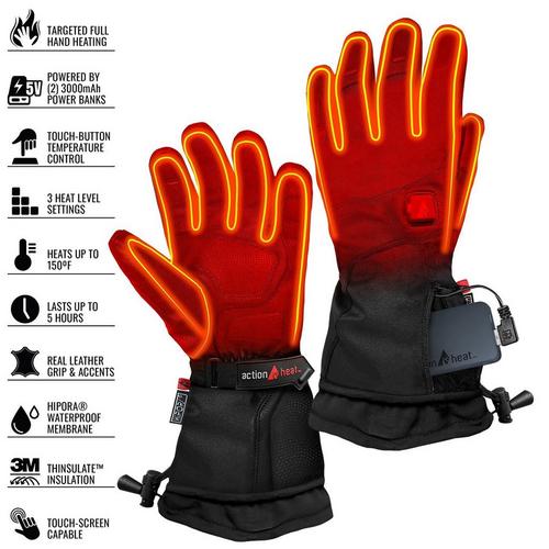 Women's ActionHeat 5V Battery Premium Heated Gloves - Primary Image