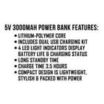 ActionHeat 5V 3000 Replacment 2 Pack Power Banks - Thumbnail 6 of 6