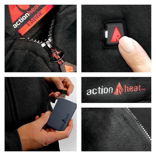 ActionHeat 5V Battery Full Zip Hoodie Hooded Fleece Jacket - Primary Image
