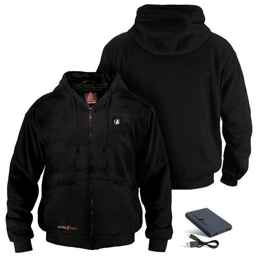 ActionHeat 5V Battery Full Zip Hoodie Hooded Fleece Jacket - Primary Image