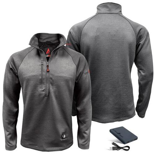 Men's ActionHeat 5V Battery Heated 1/2 Zip Pullover - Primary Image
