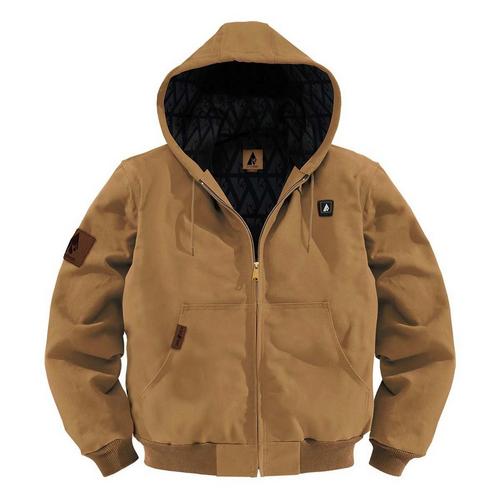 Men's ActionHeat 5V Battery Hooded Canvas Jacket - Primary Image