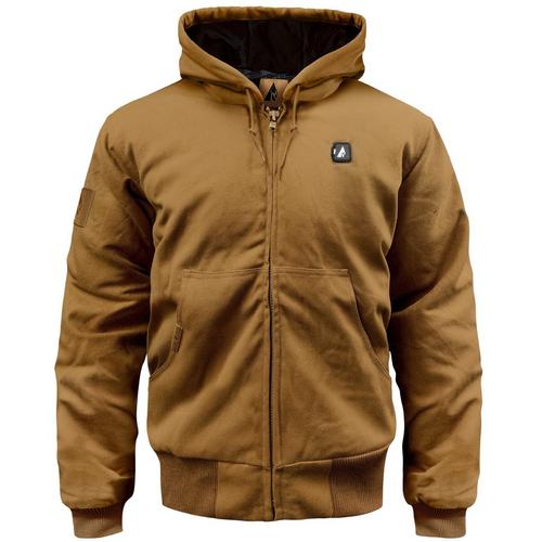 Men's ActionHeat 5V Battery Hooded Canvas Jacket - Primary Image