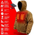 Men's ActionHeat 5V Battery Hooded Canvas Jacket - Thumbnail 4 of 15