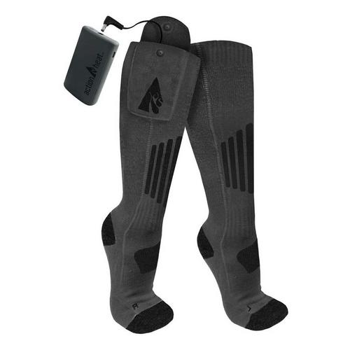 ActionHeat 3.7V Wool Rechargeable Heated 2.0 Crew Socks - Primary Image