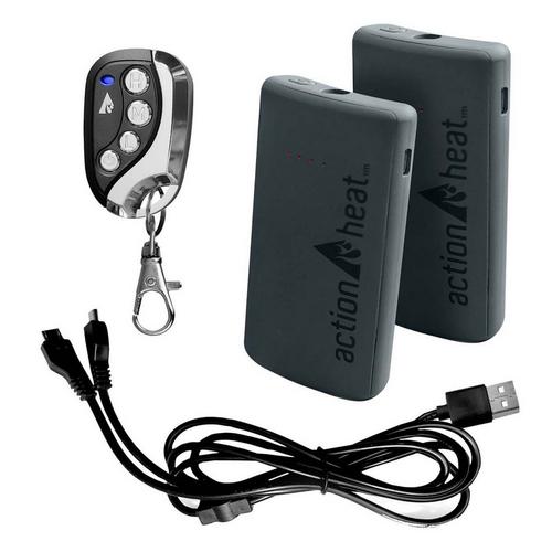 ActionHeat 3.7V Wool Rechargeable Heated 2.0 Crew Socks - Primary Image