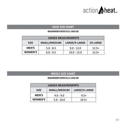 ActionHeat 3.7V Wool Rechargeable Heated 2.0 Crew Socks - Primary Image