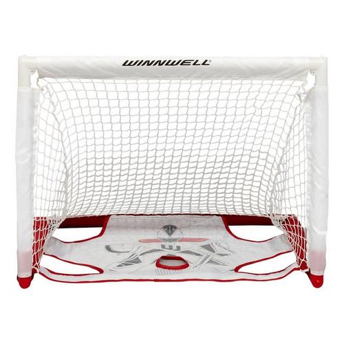 Winnwell Collapisble PVC Mini Net & Target Set w/ 2 Sticks, Ball, & Carry Case - Primary Image