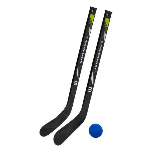 Winnwell Collapisble PVC Mini Net & Target Set w/ 2 Sticks, Ball, & Carry Case - Primary Image