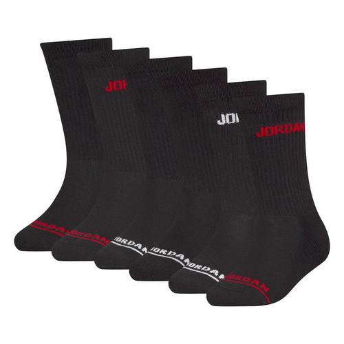 Big Kids' Jordan Legend 6 Pack Ankle Socks - Primary Image