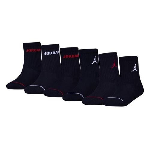 Big Kids' Jordan Legend 6 Pack Ankle Socks - Primary Image