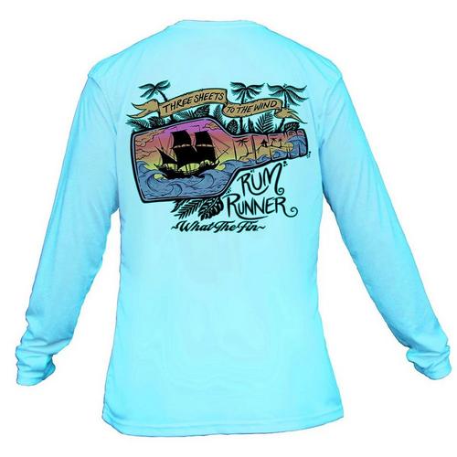 Men's What The Fin Rum Runner Performance Long Sleeve T-Shirt - Primary Image