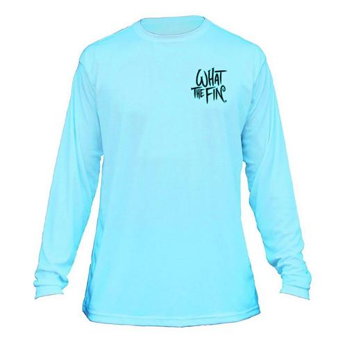 Men's What The Fin Rum Runner Performance Long Sleeve T-Shirt - Primary Image