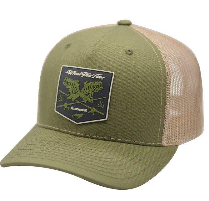 What The Fin Founders Bass PVC Patch Snapback Hat - What The Fin