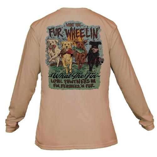 Men's What The Fin Fur Wheelin Performance Long Sleeve T-Shirt - Primary Image