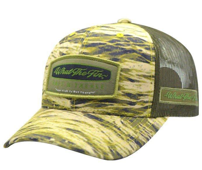 What The Fin Bait & Tackle Patch Snapback Hat - What The Fin