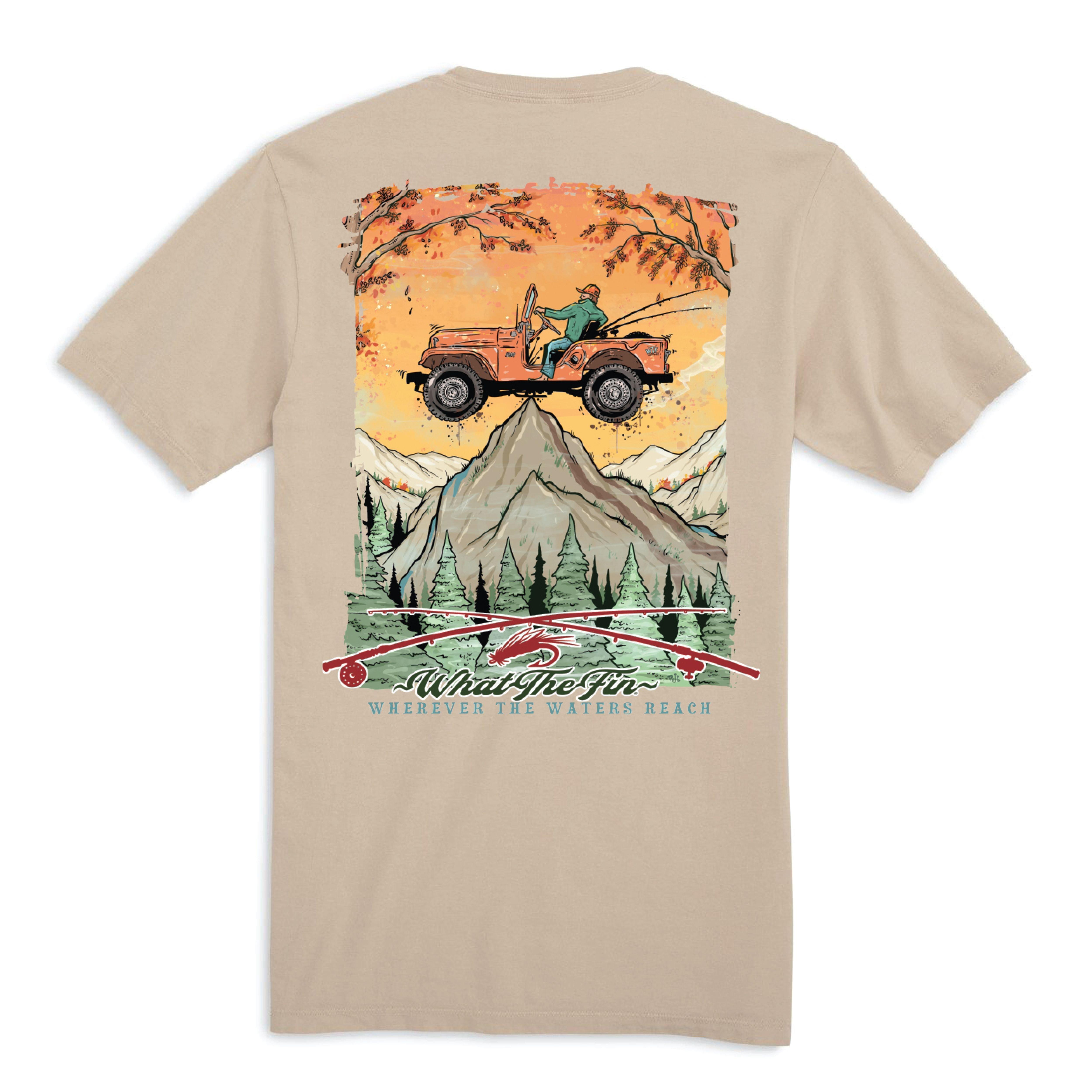 What The Fin Jeep Fly T-Shirt - What The Fin