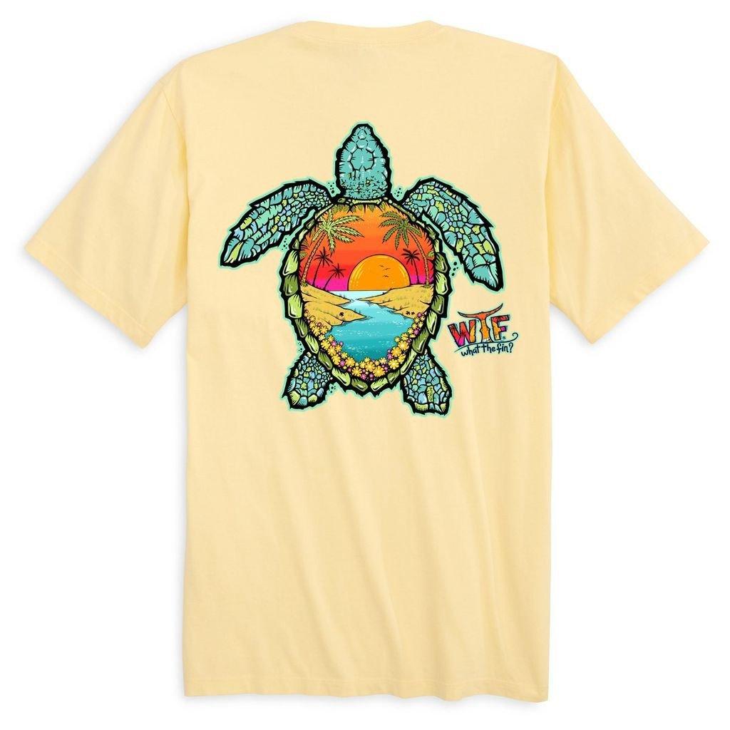 Men's What The Fin Turtle OI T-Shirt - What The Fin