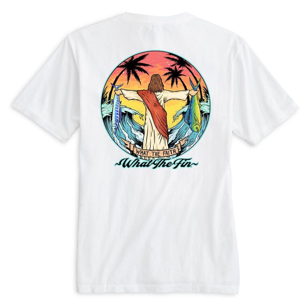 Men's What The Fin Jesus Fishers T-Shirt - What The Fin