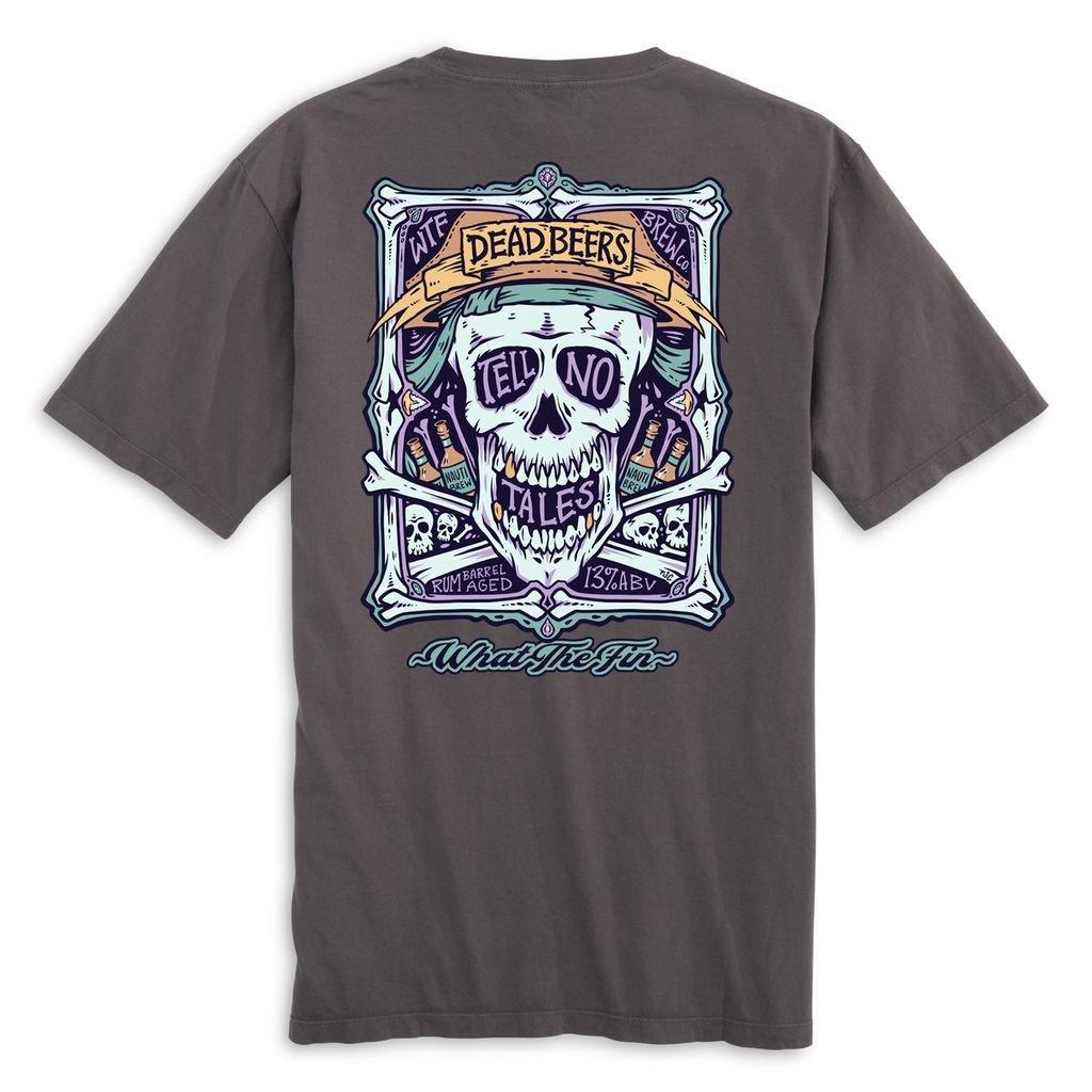 Men's What The Fin Dead Beers T-Shirt - What The Fin