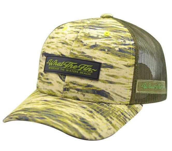 What The Fin Wordmark PVC Patch Snapback Hat - What The Fin