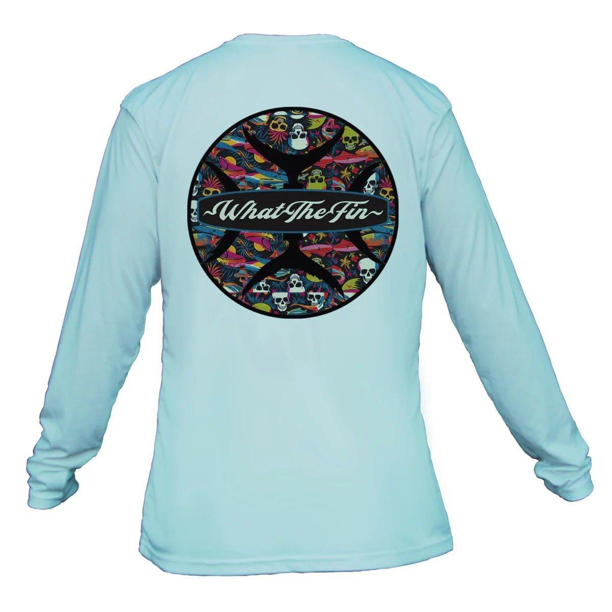 Men's What The Fin Deadicated Mariner Performance Long Sleeve T-Shirt - What The Fin