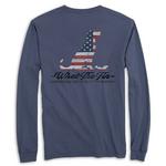Men's What The Fin Loyal Pawtners USA Long Sleeve T-Shirt - Thumbnail 1 of 2