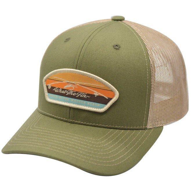 What The Fin Sunset Fly Patch Snapback Hat - What The Fin