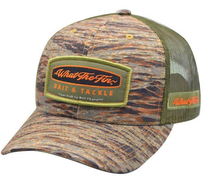 What The Fin Bait & Tackle Patch Snapback Hat - What The Fin