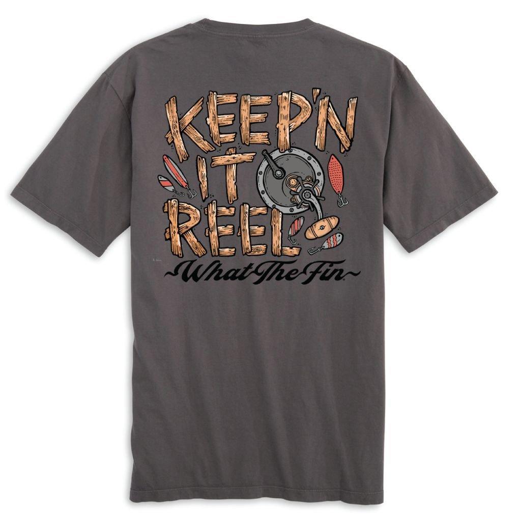 Men's What The Fin Keep'n It Reel T-Shirt - What The Fin