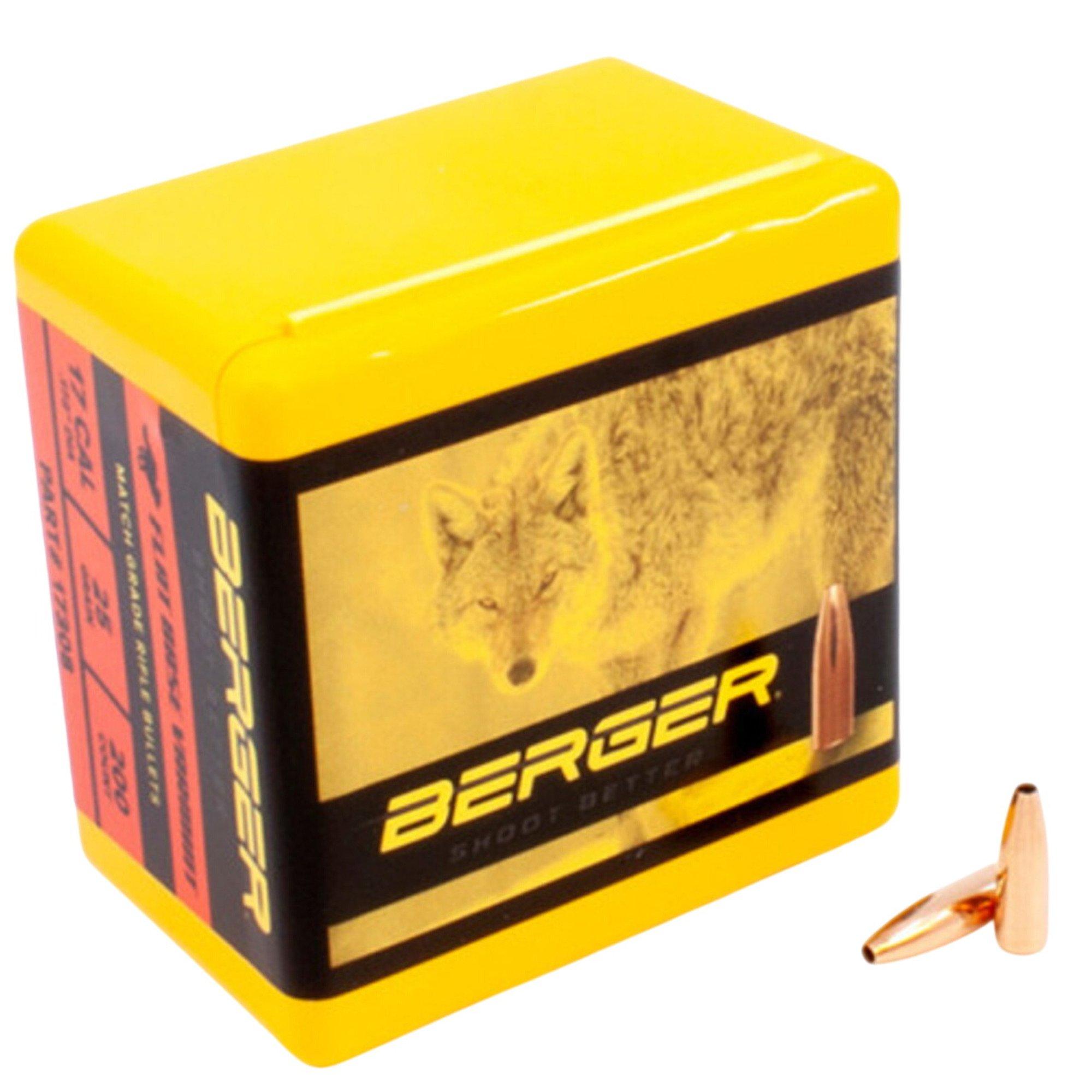 Berger Match Varmint 17 Caliber Rifle Bullets