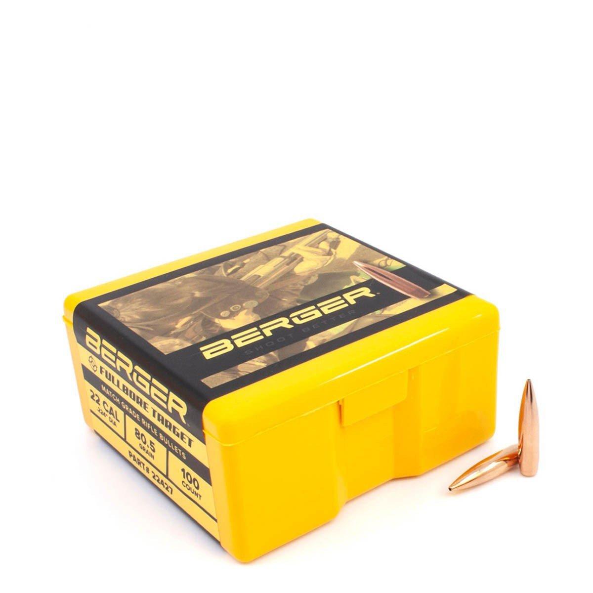 Berger 22 Caliber Target Rifle Bullet - Berger