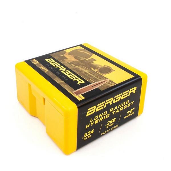 Berger Bullets Berger Long Range Hybrid Target 26 Caliber Rifle Bullets