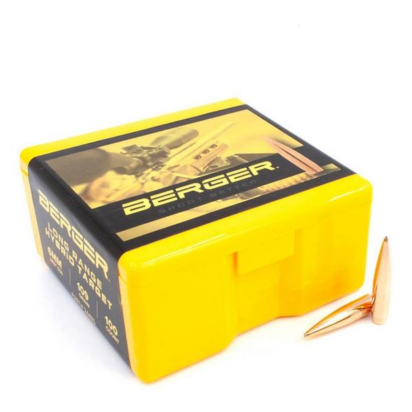 Berger Bullets Berger Long Range Hybrid Target 22 Caliber HPBT Rifle Bullets