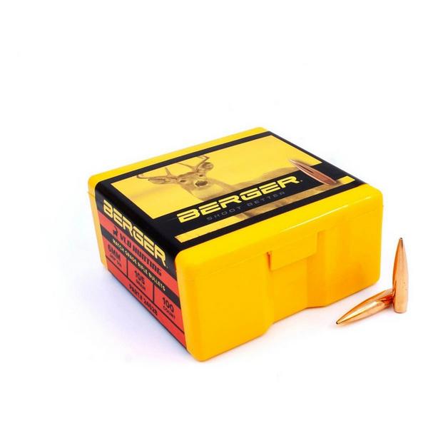 Berger Bullets Berger Match Grade Hunting VLD Hunter 24 Caliber  Rifle Bullets