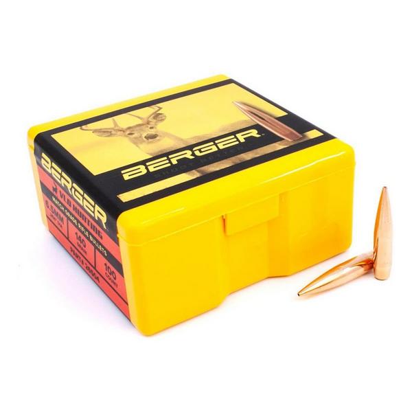 Berger Bullets Berger Match Grade Hunting VLD Hunter 24 Caliber  Rifle Bullets