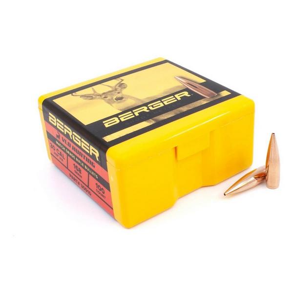 BERGER (VLD) Hunting Match Grade 30 Caliber Rifle Bullets