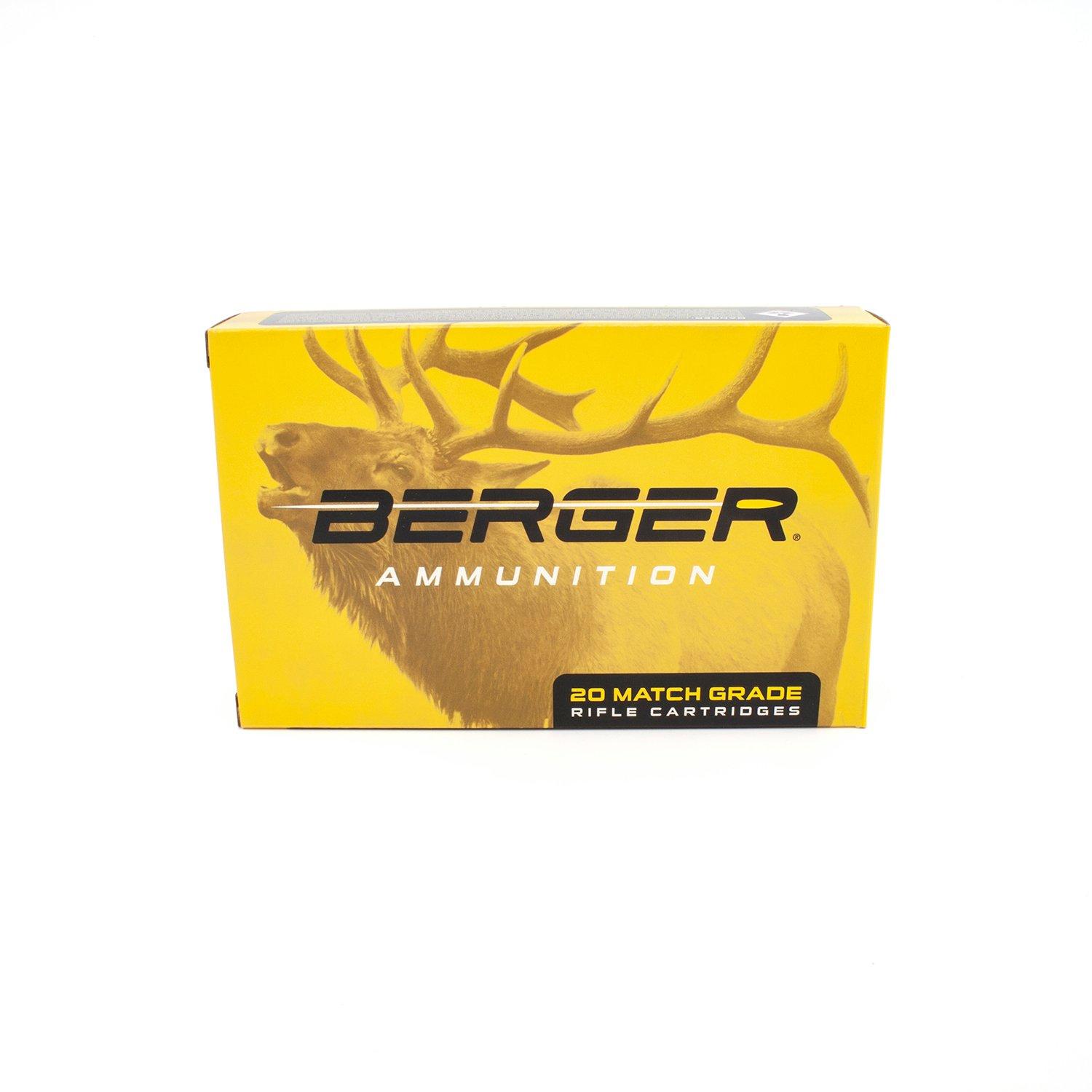 Berger Classic Hunter 300 Winchester Short Magnum Rifle Ammunition 20 Round Box