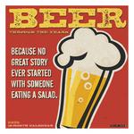 Willow Creek Press Beer Throughout The Years 2024 Wall Calendar - Thumbnail 1 of 5