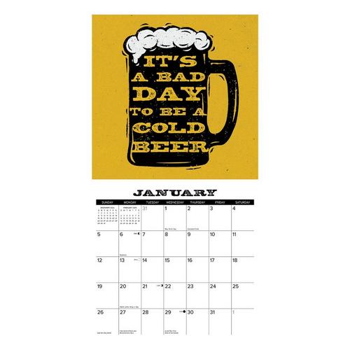 Willow Creek Press Beer Throughout The Years 2024 Wall Calendar - Primary Image