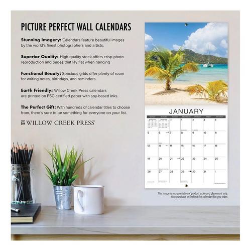 Willow Creek Press Yellow Lab Puppies 2025 Wall Calendar - Primary Image