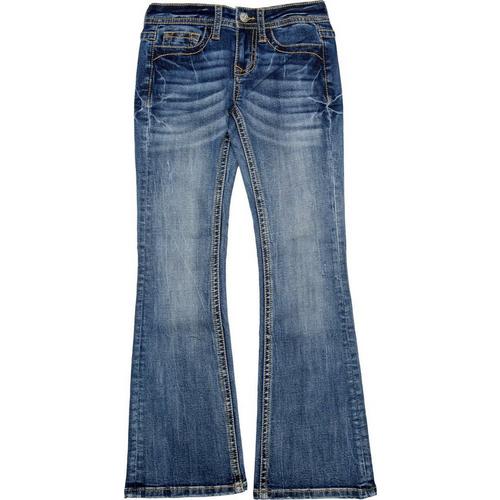 Girls' Grace In LA Solid Bootcut Jeans - Primary Image