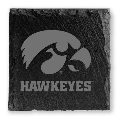Timeless Etchings Iowa Hawkeyes Slate Coaster Set - Primary Image