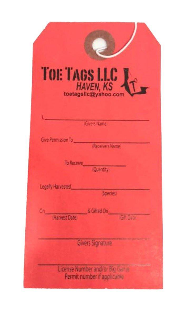 Toe Tags Gift Tags 25CT - Toe Tags LLC